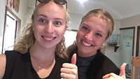Met Eline de kanotocht van 11 kilometer gehaald!