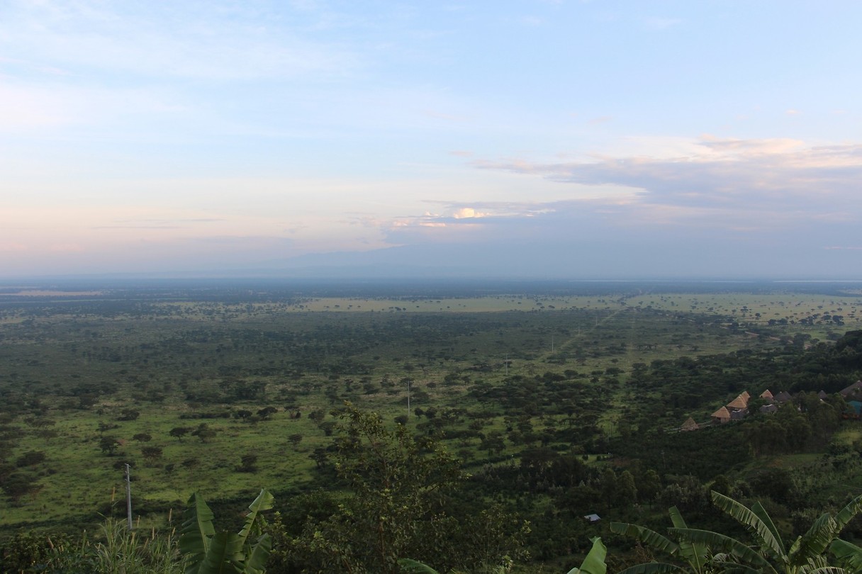 Uitzicht Queen Elisabeth NP!