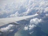 Foto boven de kust van Thailand