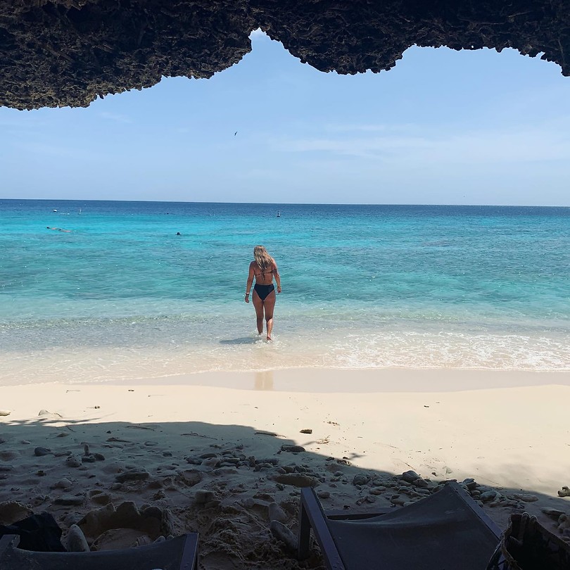 Playa kalki Foto Anouk op Curacao