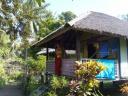 onze bamboehut op Gili Air