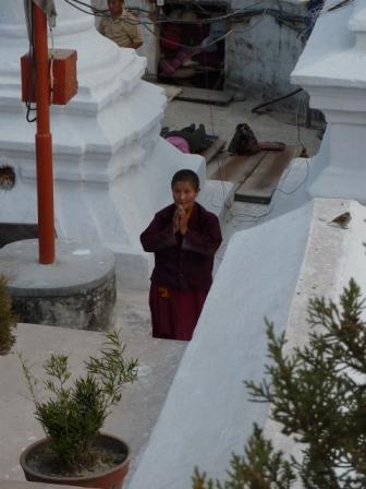 Bidden in Bodnath