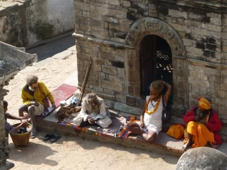 De komische Sadhu's