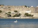 Paleis in Udaipur vanaf het water