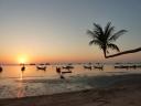Zonsondergang op Sairee Beach