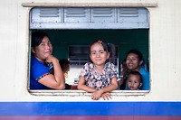 In de trein