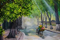 Muurschildering Hanoi