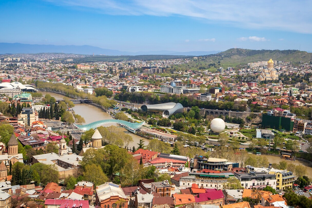 4. Uitzicht op Tbilisi