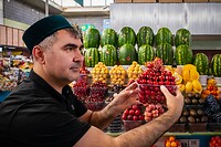 41. Verkoper markt Almaty