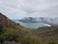 Uitzicht op Wineglass Bay - Freycinet NP
