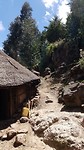 Platteland hutje van klei