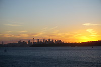 Skyline view vanaf Watson Bay
