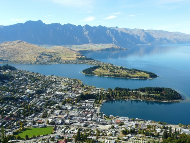 Queenstown aan Lake Wakatipu