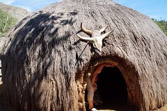 In de hut