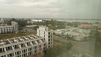 Uitzicht vanuit hotelkamer