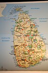 Kaart Sri Lanka