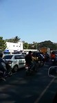 Met de taxi onderweg