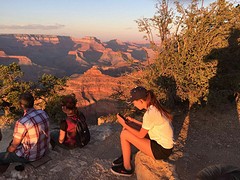 Zonsondergang Grand Canyon