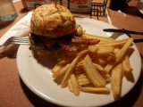 Broodje hamburger van Dennys