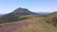 Uitzicht op de Puy de Dôme