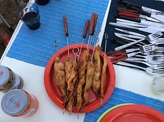 Kalkoen spiesjes echt lekker