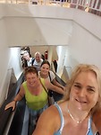 Vakantie dus met de roltrap
