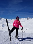 Steffie in the snow