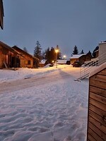 Zicht uit het chalet