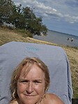 Zitten aan het meer