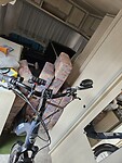 Fiets in de caravan