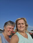 Dames op het eindpunt