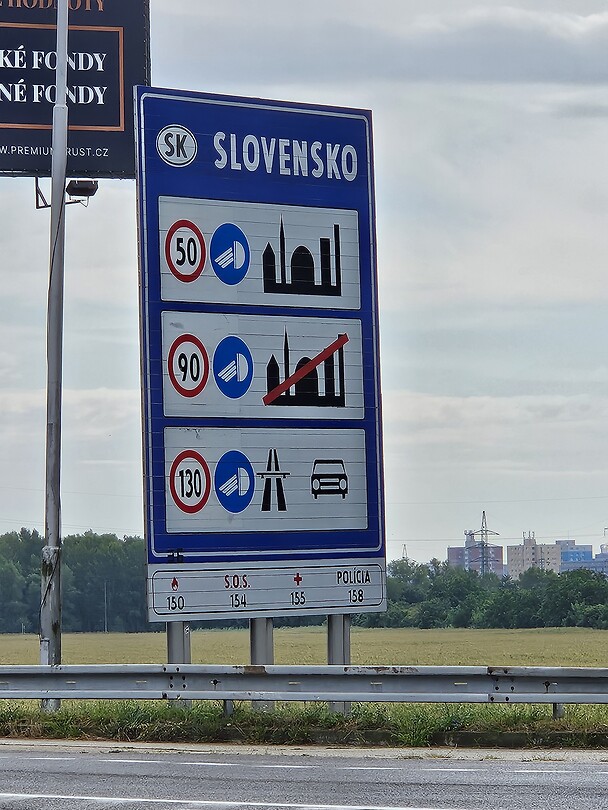 De grens Slowakije