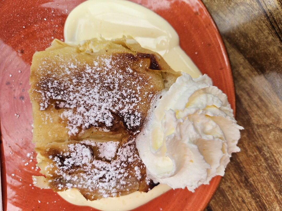 De topfenstrudel tussenstop