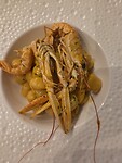 Scampi con gnocchi