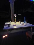Tafel bij nacht