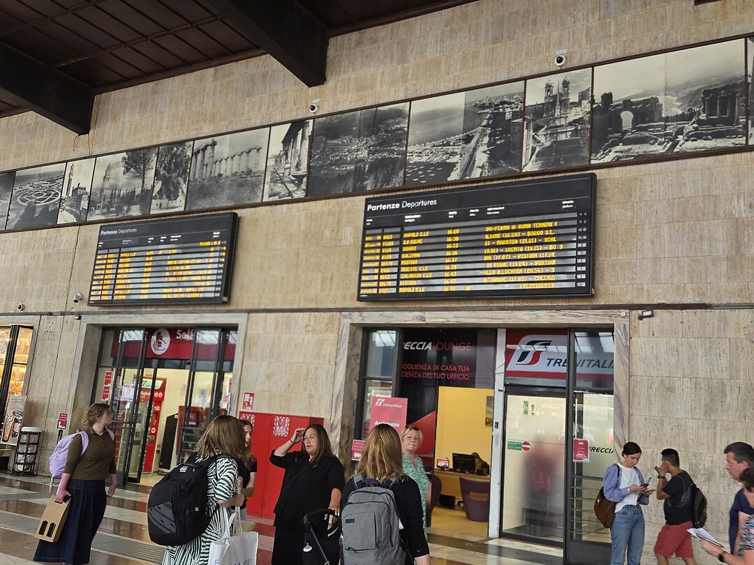 Terug op het station