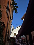 Vanaf terras