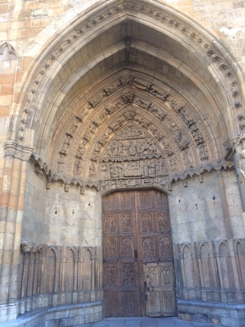 Deur van de kathedraal