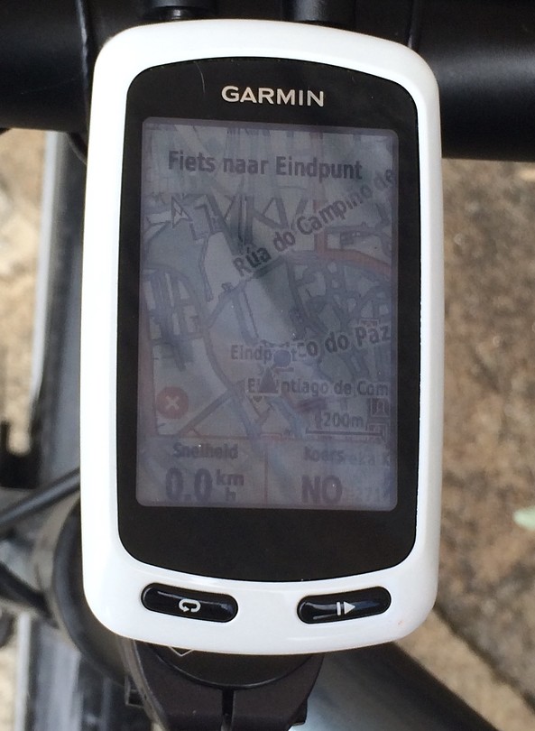 Fiets naar eindpunt!