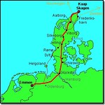 Jutland fietsroute