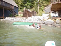 Oeps... in the water