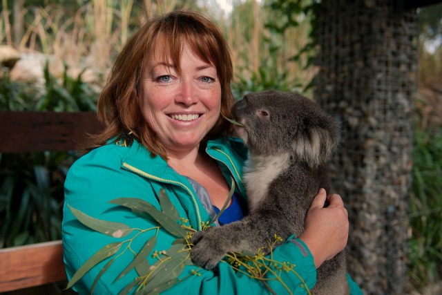 Nathalie en koala