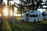 Ons campertje op de camping in port Macquarie