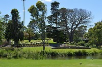 het stadsparkje van Strathalbyn