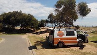 beach camping