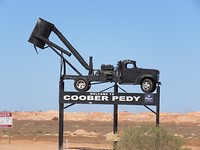 Cooper pedy city sighn