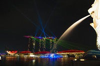 Singapore light Show Marina Bay