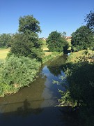 Het riviertje de Jagst