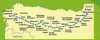 Mijn oorspronkelijke route vanuit St. Pied-de-Port