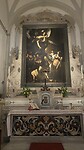 Caravaggio … hangt in de Pia monte della Misericordia, de zeven werken van barmhartigheid